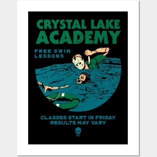 Crystal Lake's Free Swim Lessons Posters and Art